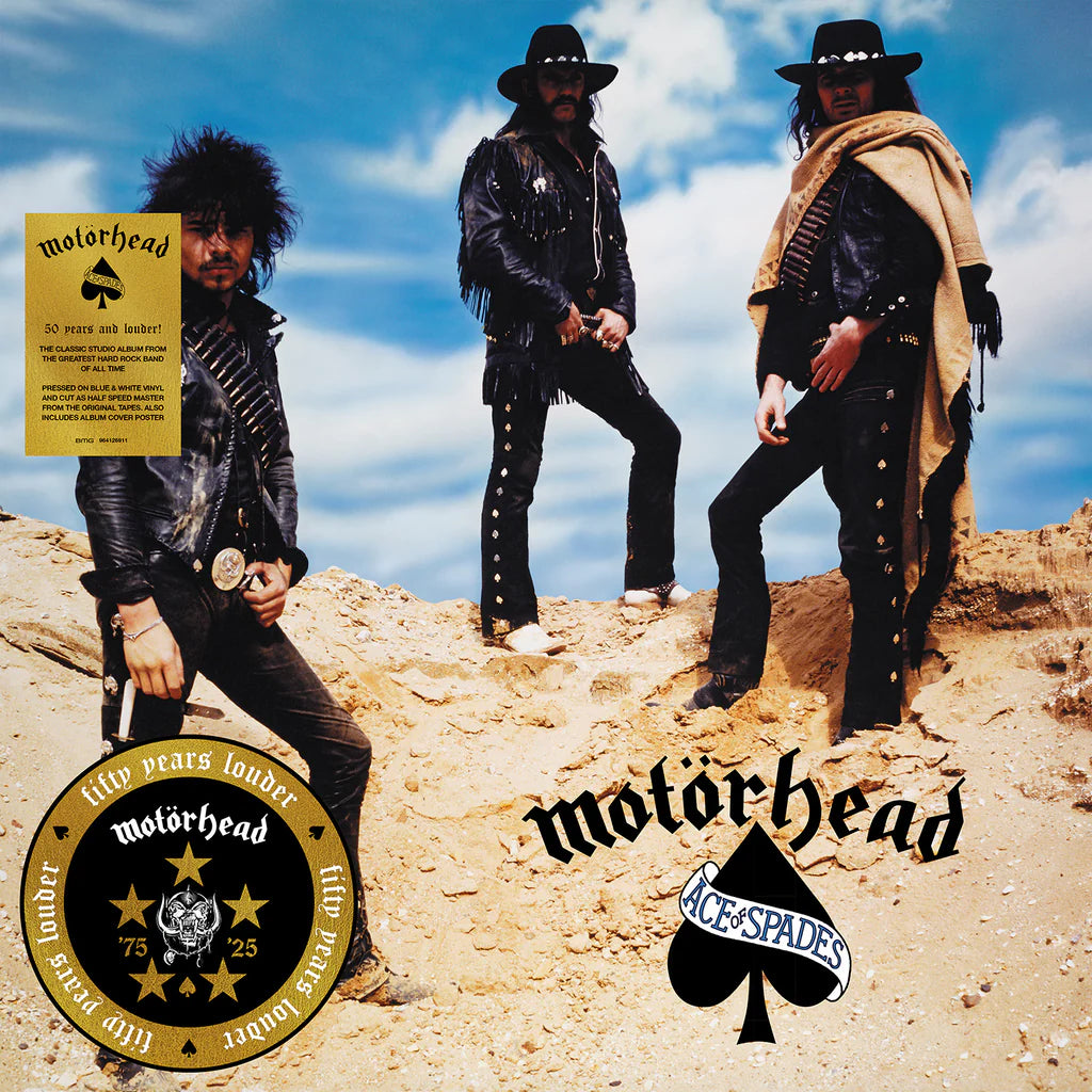 Motörhead - Ace Of Spades (Blue and White Color LP - 50º Aniversario)