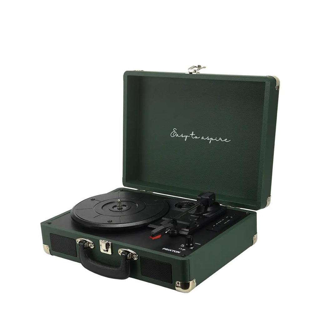 Tocadiscos Prixton VC400 Tipo Maletín Verde